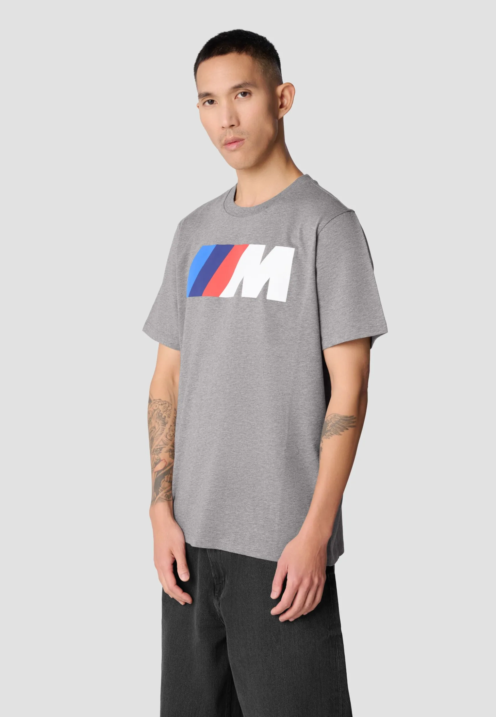 Outlet BMW Lifestyle BMW M Core Standard T-Shirt mid grey melange