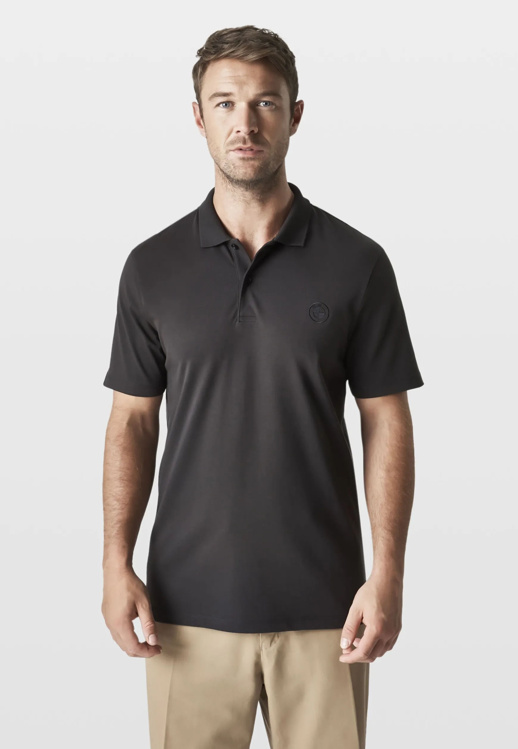 Cheap BMW Lifestyle BMW Micro Tonal Dot Polohemd black