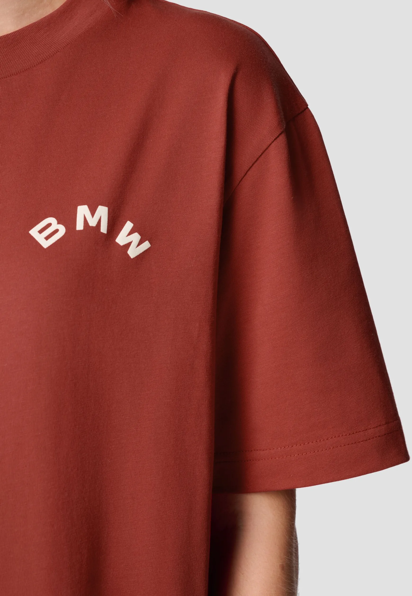 Flash Sale BMW Lifestyle BMW Raw T-SHIRT rio red