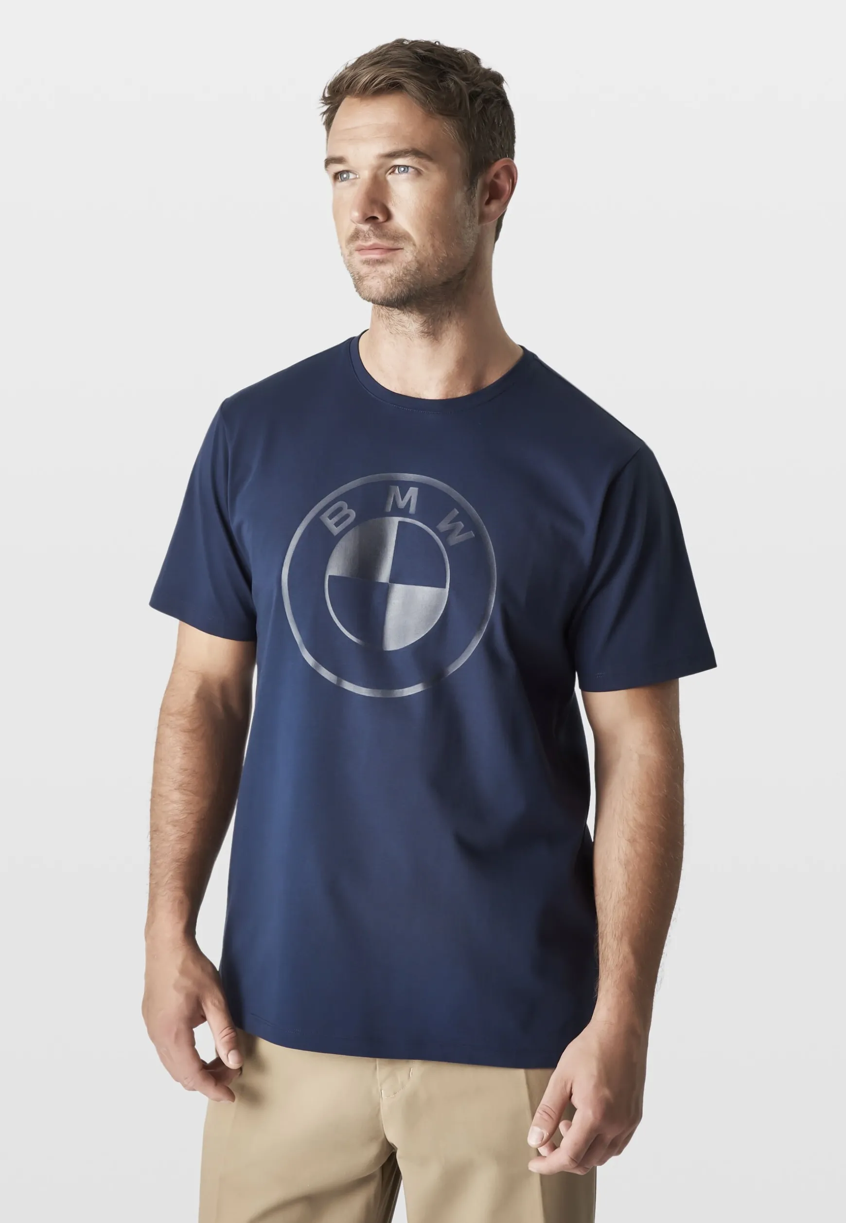 Discount BMW Lifestyle BMW Tonal Dot T-Shirt dark blue